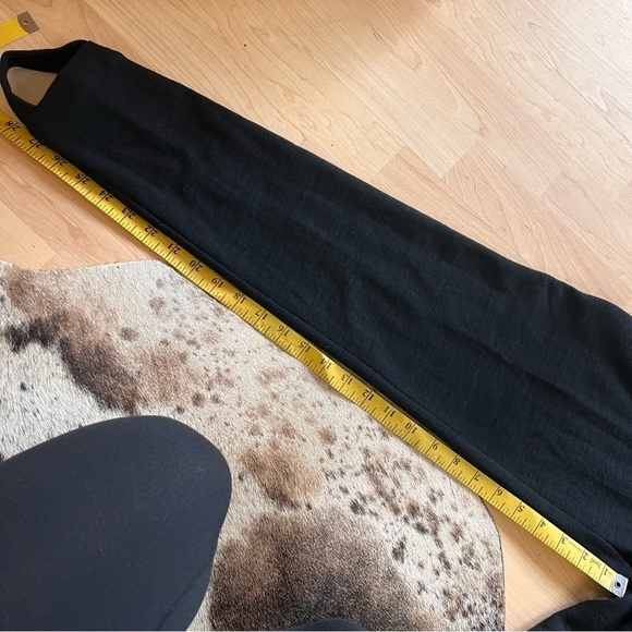 ROBERTO ROBLEDO Black Wool Blend Stirrup Pants Size Small - Picture 7 of 8